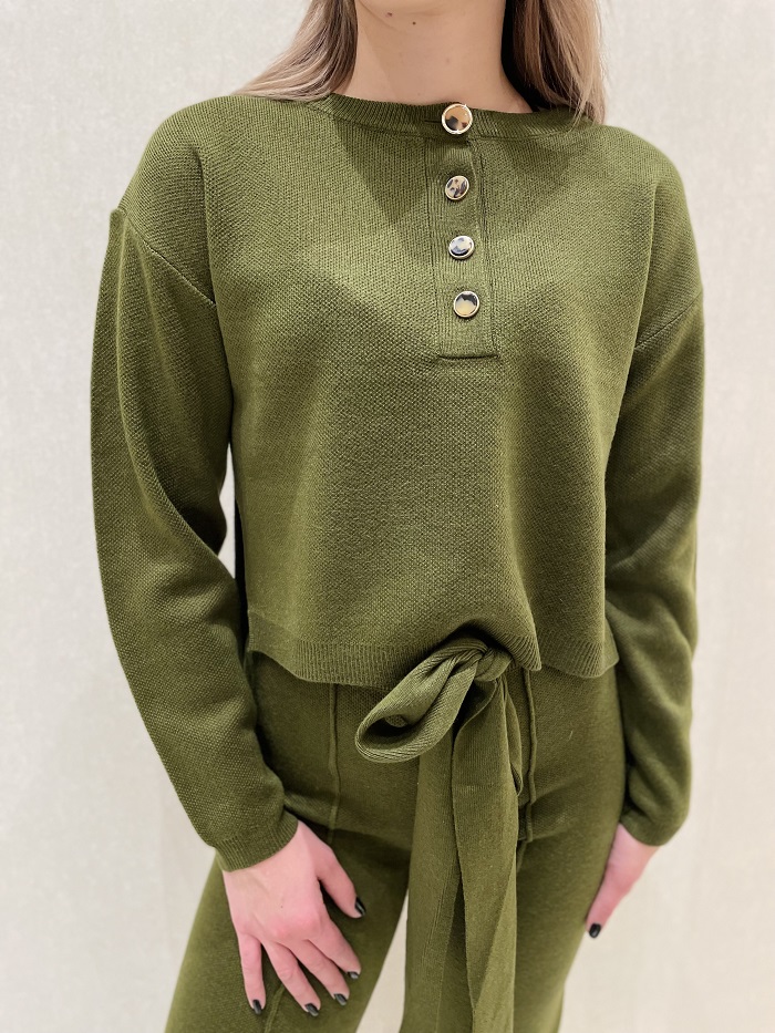 Zelený sveter Fracomina XS