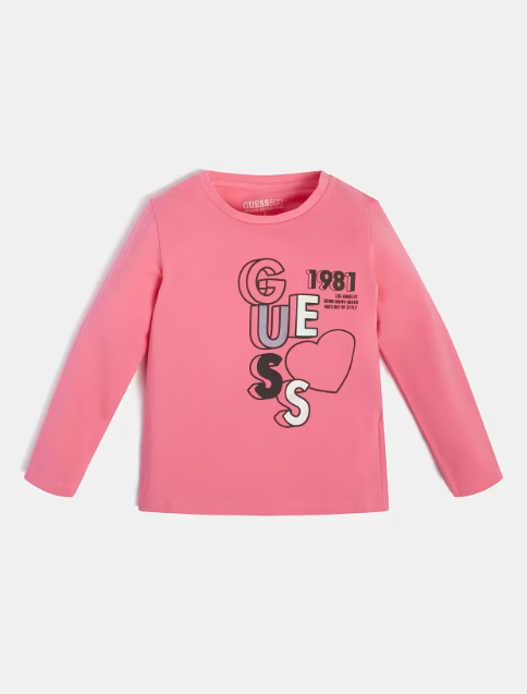 Detské tričko Guess ružové 2