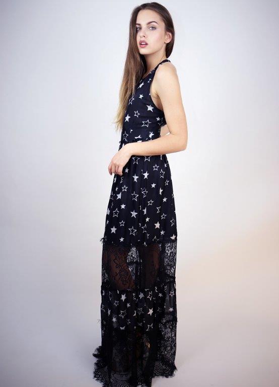 Maxi šaty Liu Jo s hviezdami S
