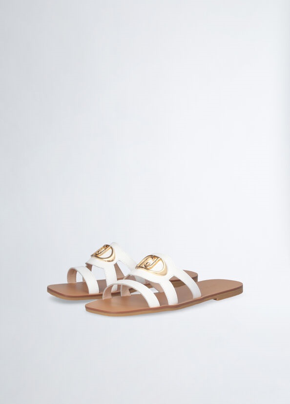 LIU JO ŠĽAPKY WHITE 36