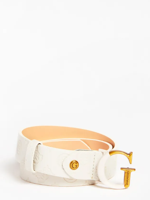 Opasok Guess biely S